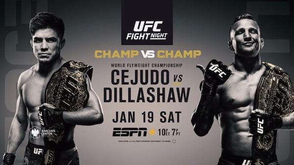 Watch UFC Fight Night 143: Cejudo vs Dillashaw