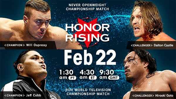 Watch NJPW HONOR RISING JAPAN 2019 Day 1 2/22/19