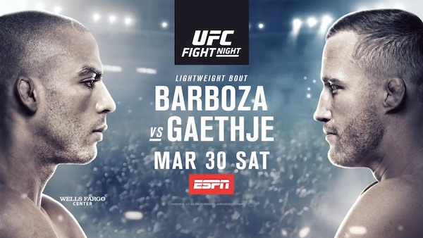 Watch UFC on ESPN 2 Barboza vs Gaethje