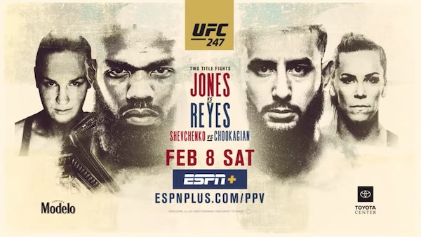 Watch UFC 247: Jones vs. Reyes 2/8/20 Online
