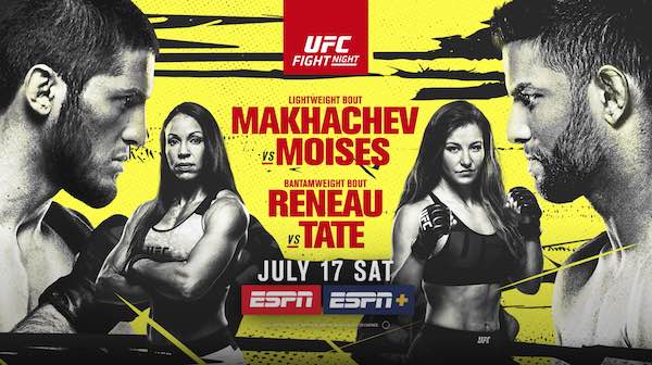 Watch UFC Fight Night Vegas 31: Makhachev vs. Moisés 7/17/21