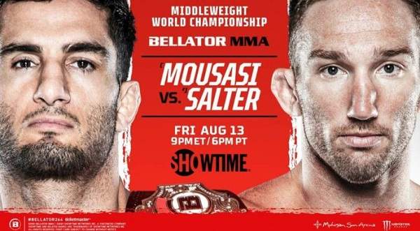 Watch Bellator 264: Mousasi vs. Salter 8/13/21
